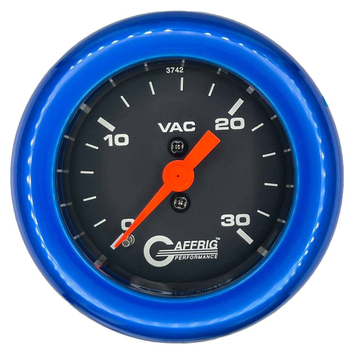 #6016 2 INCH MECHANICAL VACUUM 0-30 BLACK Blue / Step