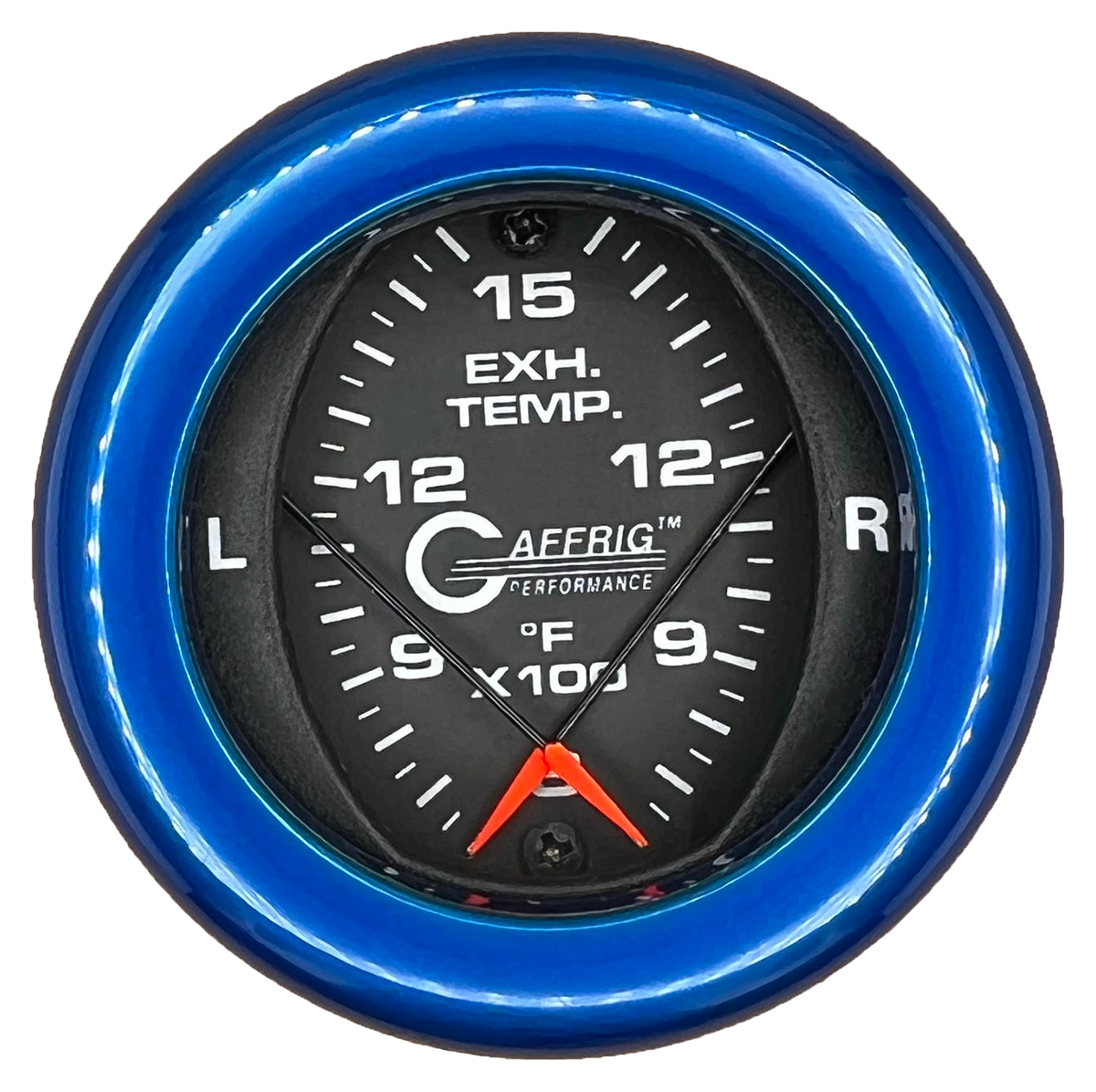 #6024 2 INCH MECHANICAL DUAL PYROMETER 600 - 1600 F BLACK Blue / Step