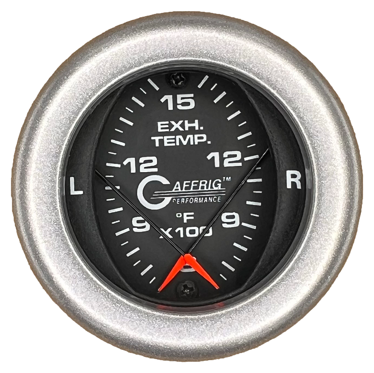 #6024 2 INCH MECHANICAL DUAL PYROMETER 600 - 1600 F BLACK Platinum / Step