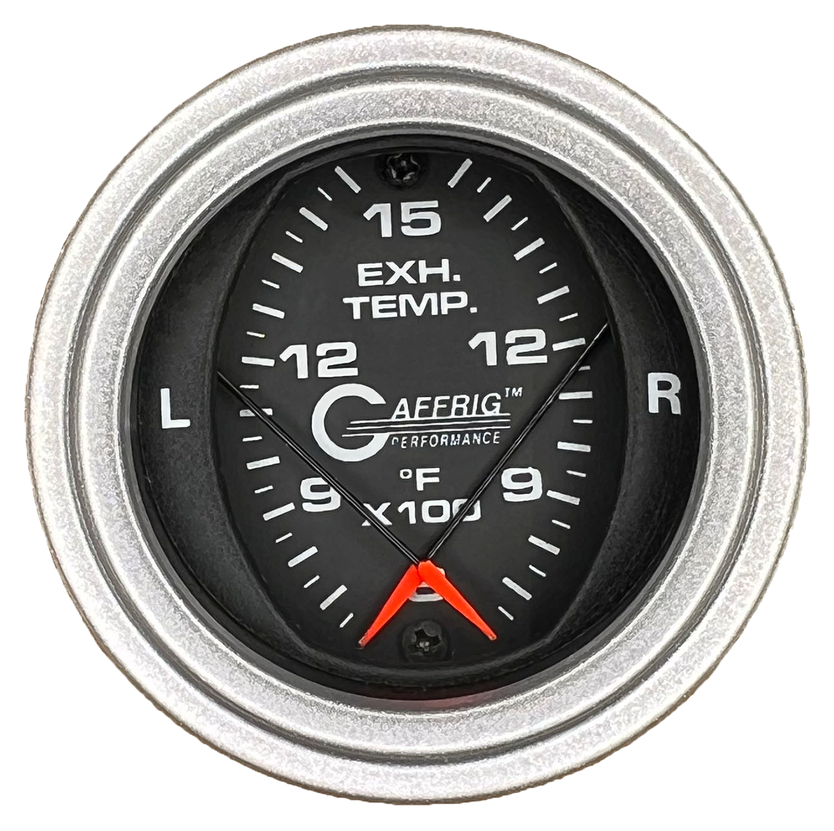 #6024 2 INCH MECHANICAL DUAL PYROMETER 600 - 1600 F BLACK Platinum / Step