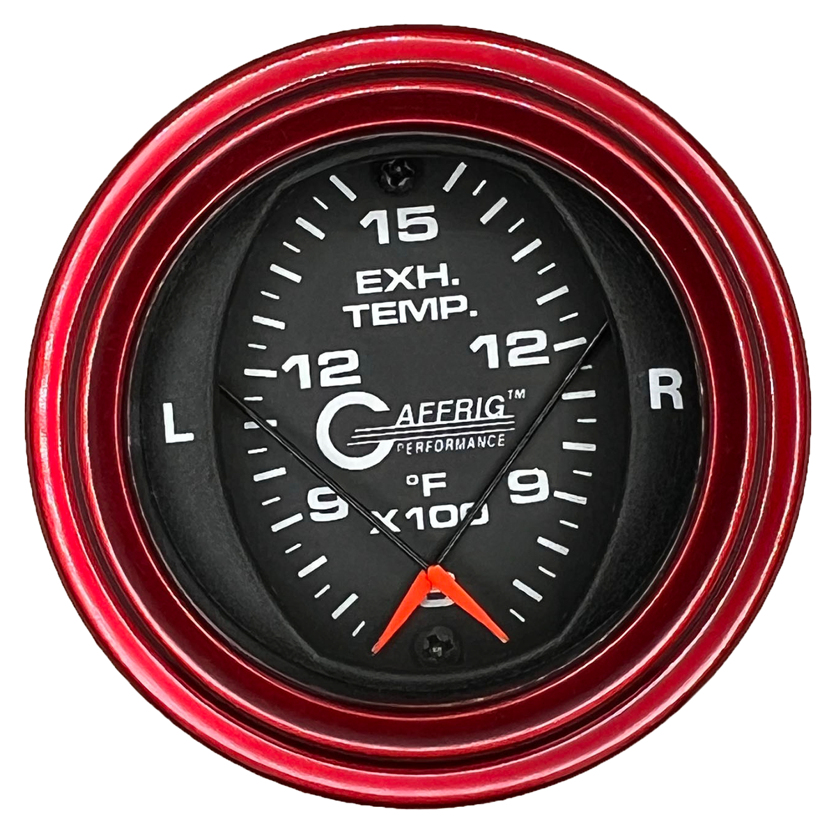 #6024 2 INCH MECHANICAL DUAL PYROMETER 600 - 1600 F BLACK Red / Step