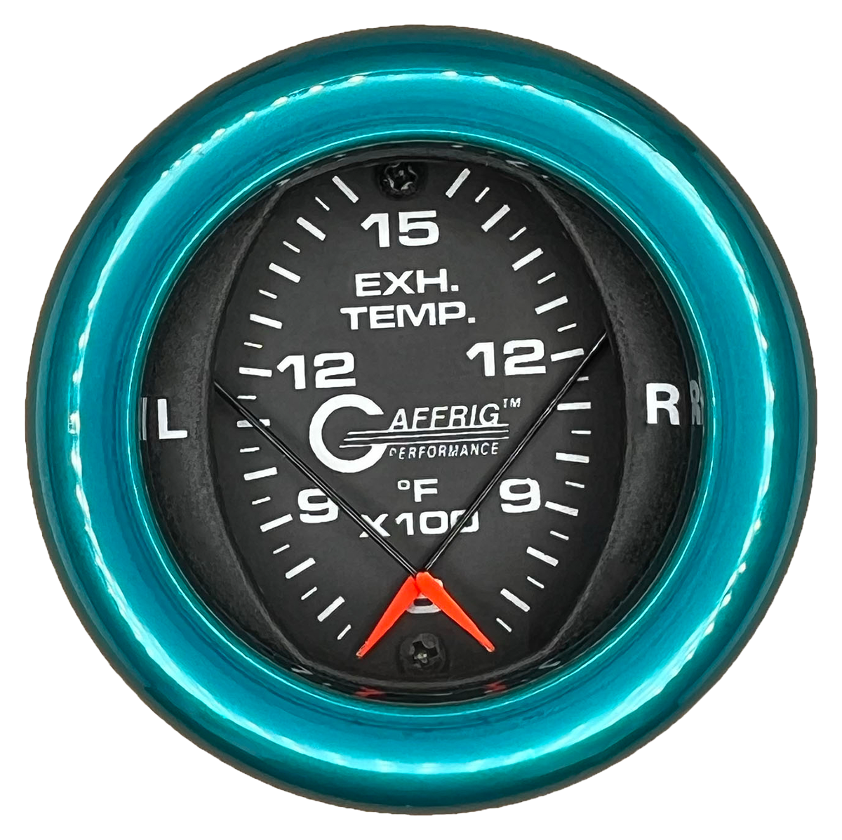 #6024 2 INCH MECHANICAL DUAL PYROMETER 600 - 1600 F BLACK Teal / Step