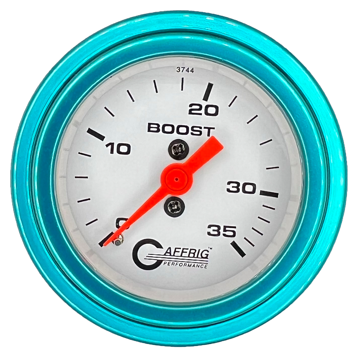 GAFFRIG PART #6502 2 INCH MECHANICAL BOOST MARINE BOAT GAUGE 0-35 PSI WHITE