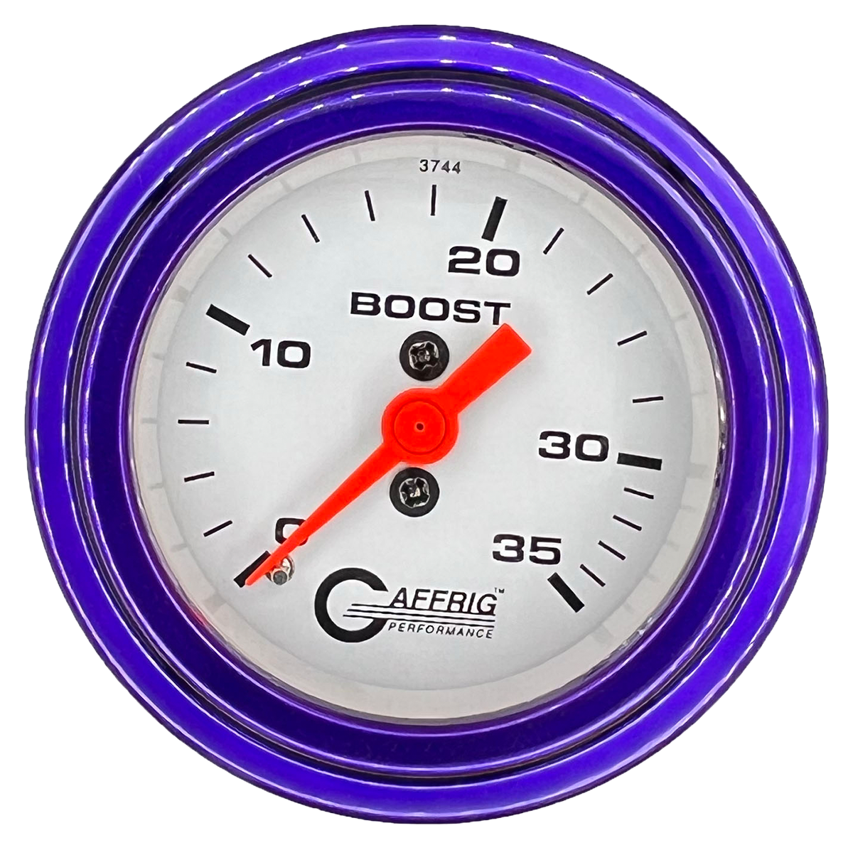GAFFRIG PART #6502 2 INCH MECHANICAL BOOST MARINE BOAT GAUGE 0-35 PSI WHITE