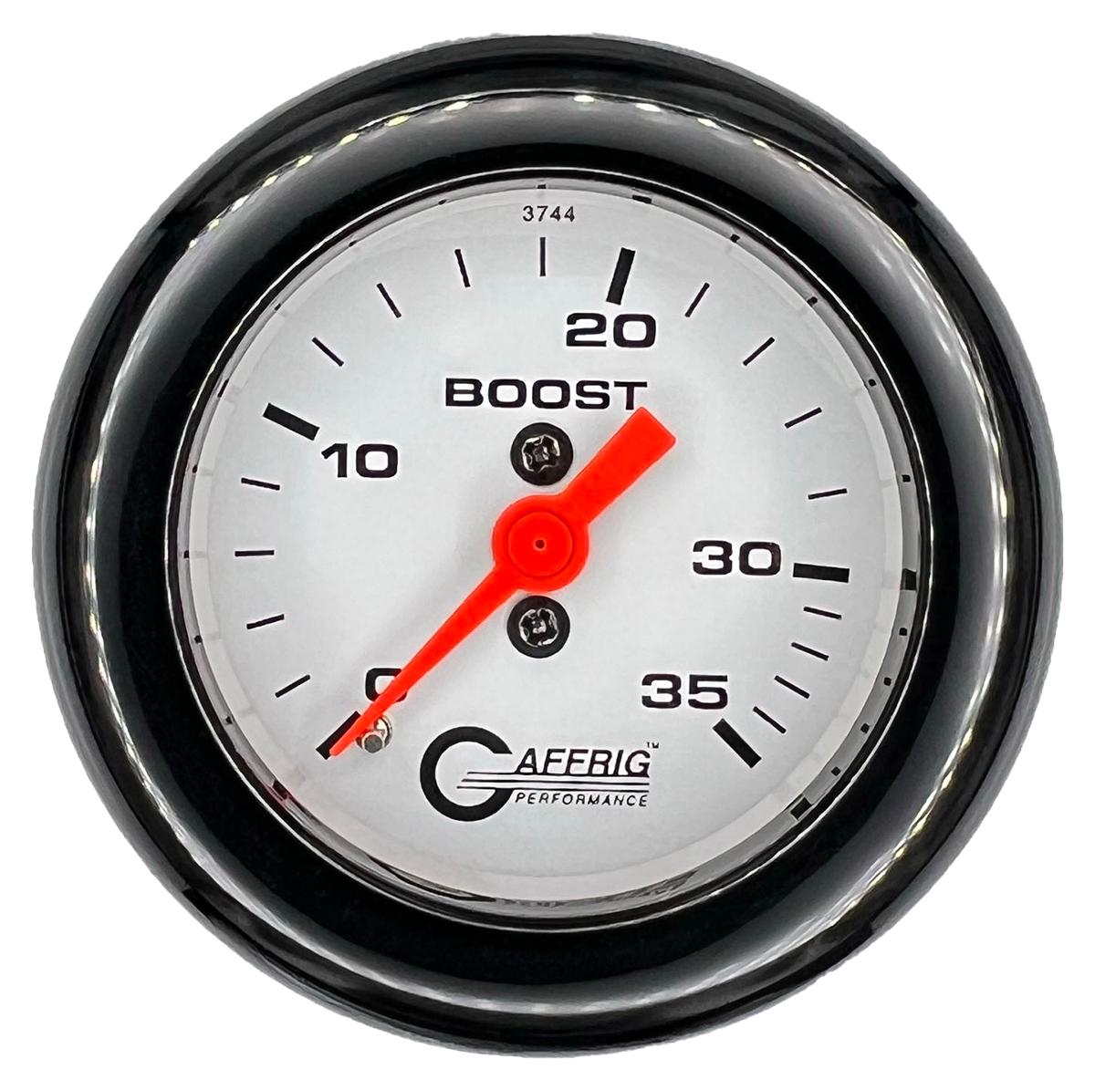 GAFFRIG PART #6502 2 INCH MECHANICAL BOOST MARINE BOAT GAUGE 0-35 PSI WHITE