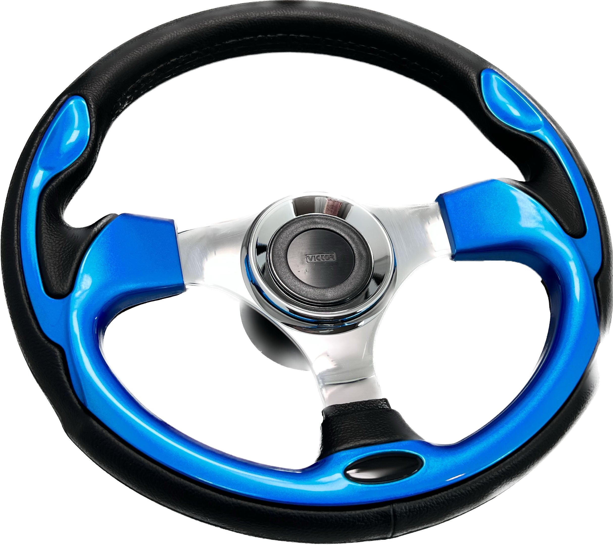 GAFFRIG PART #9665 STEERING WHEEL BLUE