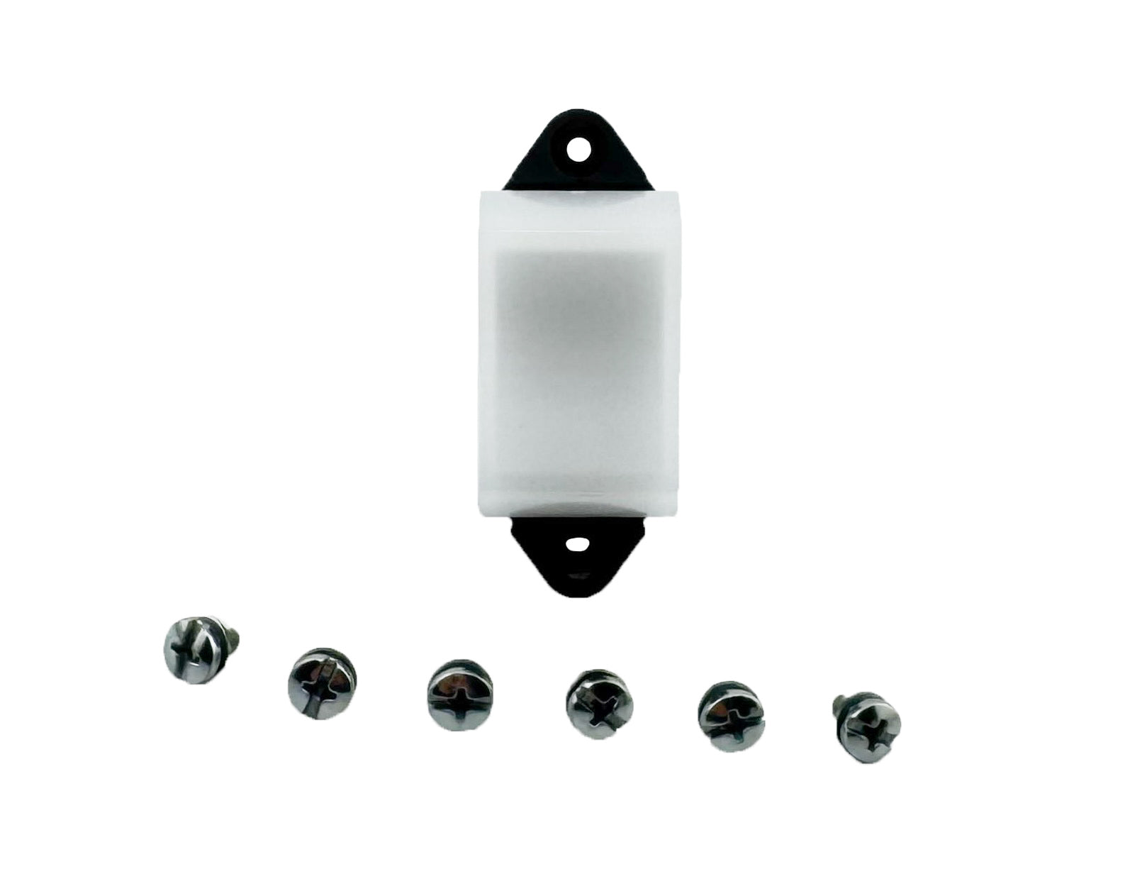 GAFFRIG PART #9805 MILITARY ROCKER SWITCH - DOUBLE POLE DOUBLE THROW - TRANSLUCENT WHITE