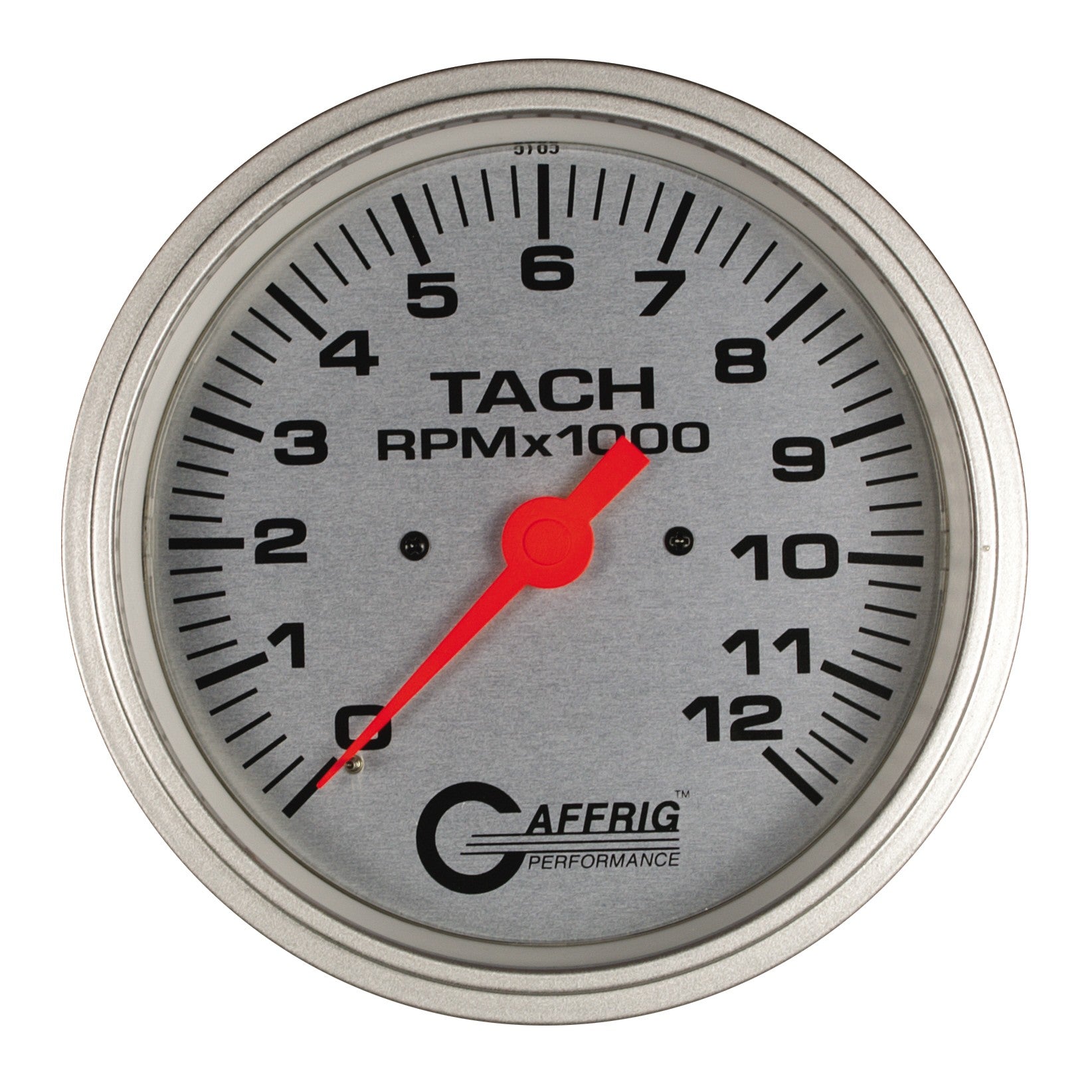 GAFFRIG PART #10021 4 5/8 INCH ELECTRIC TACHOMETER MARINE BOAT GAUGE 0-12000 RPM PLATINUM
