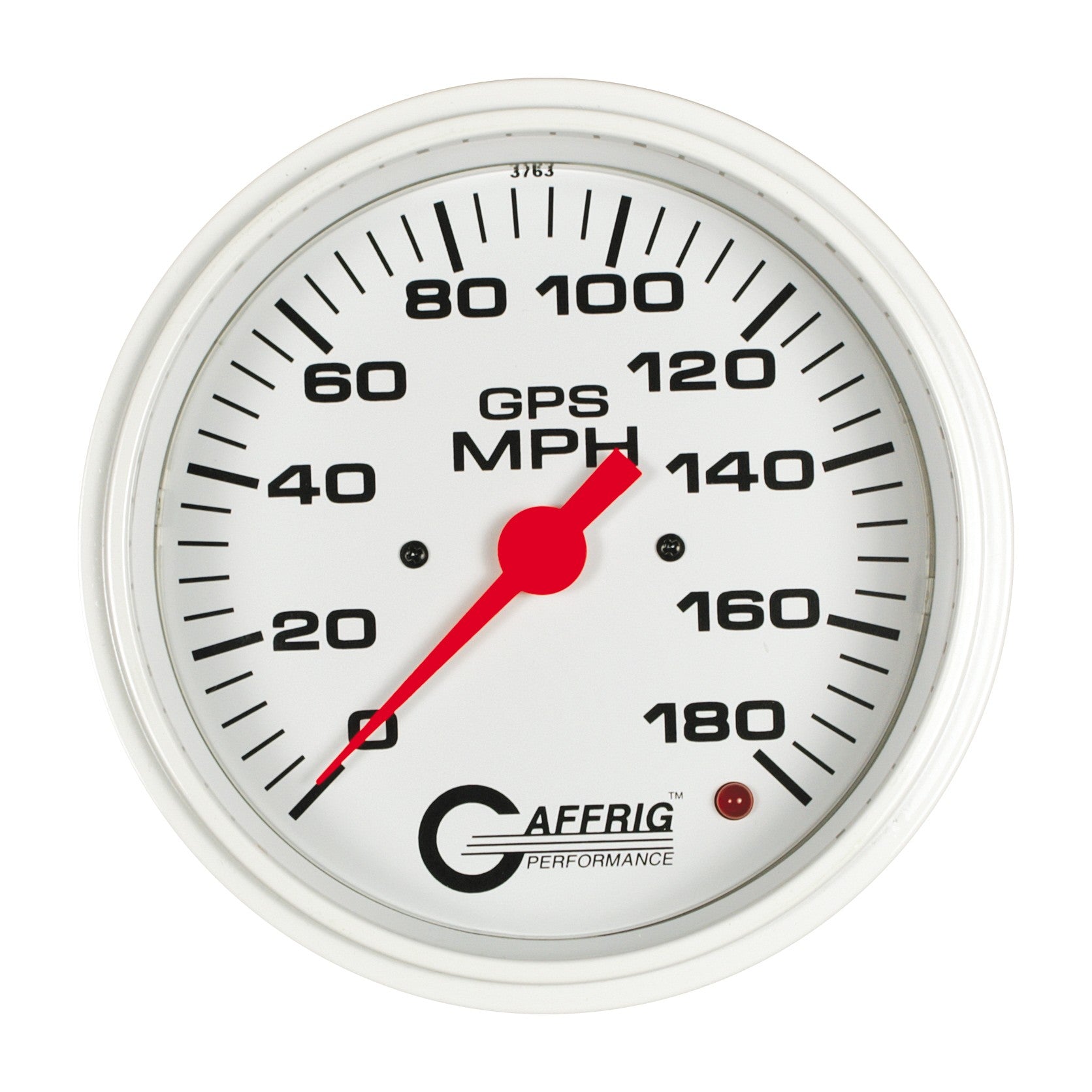 GAFFRIG PART #4545 4 5/8 INCH GPS ANALOG 180 MPH SPEEDOMETER MARINE BOAT GAUGE HEAD ONLY WHITE
