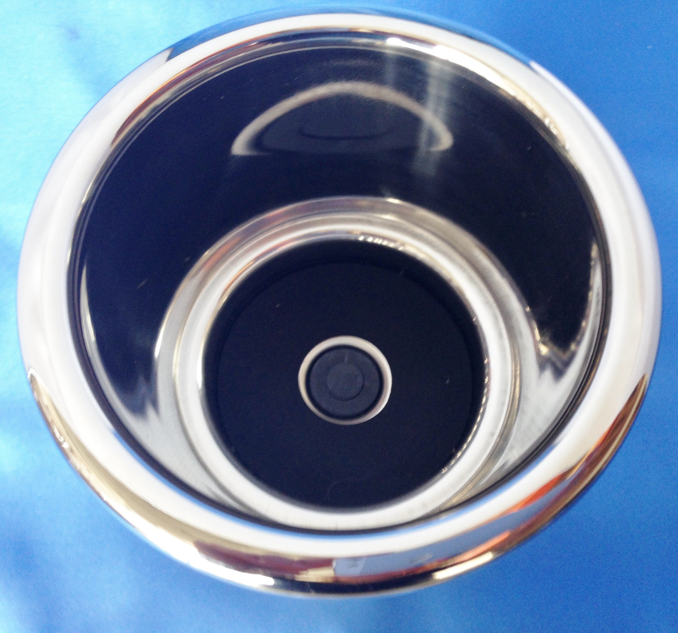 GAFFRIG PART #490 LARGE STAINLESS STEEL DRINK HOLDER