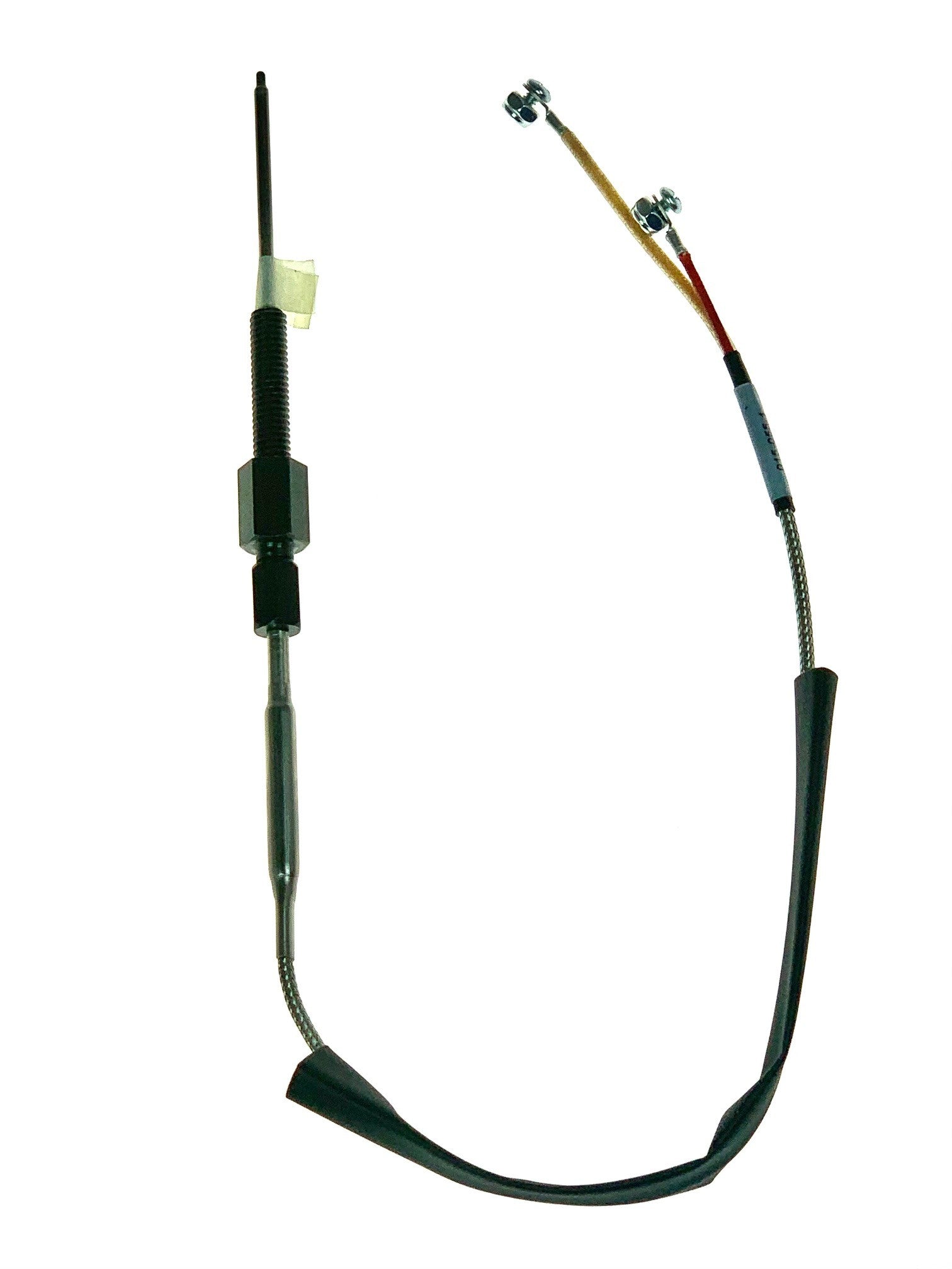 GAFFRIG PART #9273 THIN PYROMETER PROBE 5/16-18 BOLT COMPRESSION FITTING AND HEAT SHRINK GROUNDED FOR MODELS 6024,6524,6824,6026,6526,6826