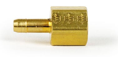 GAFFRIG PART #7035 SPEEDO FITTING 1/8 INCH NPT FEMALE TO 1/8 INCH I.D. HOSE