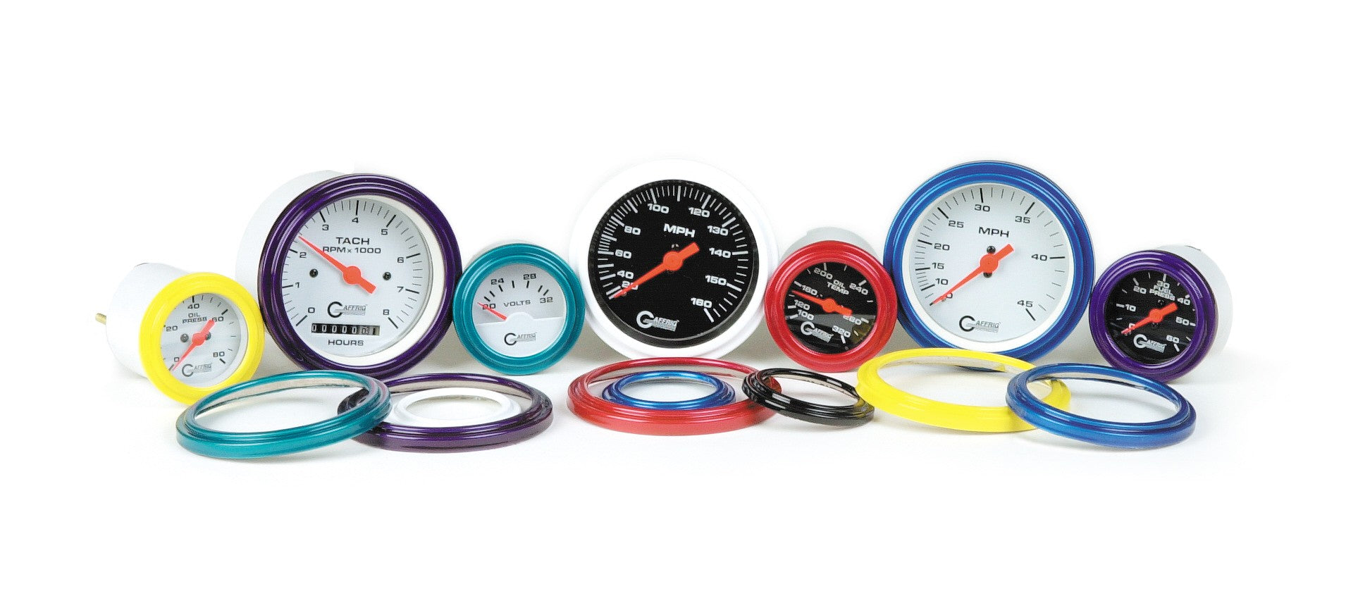 GAFFRIG PART #002 MARINE BOAT GAUGE STEP RIM - 2 1/16 INCH