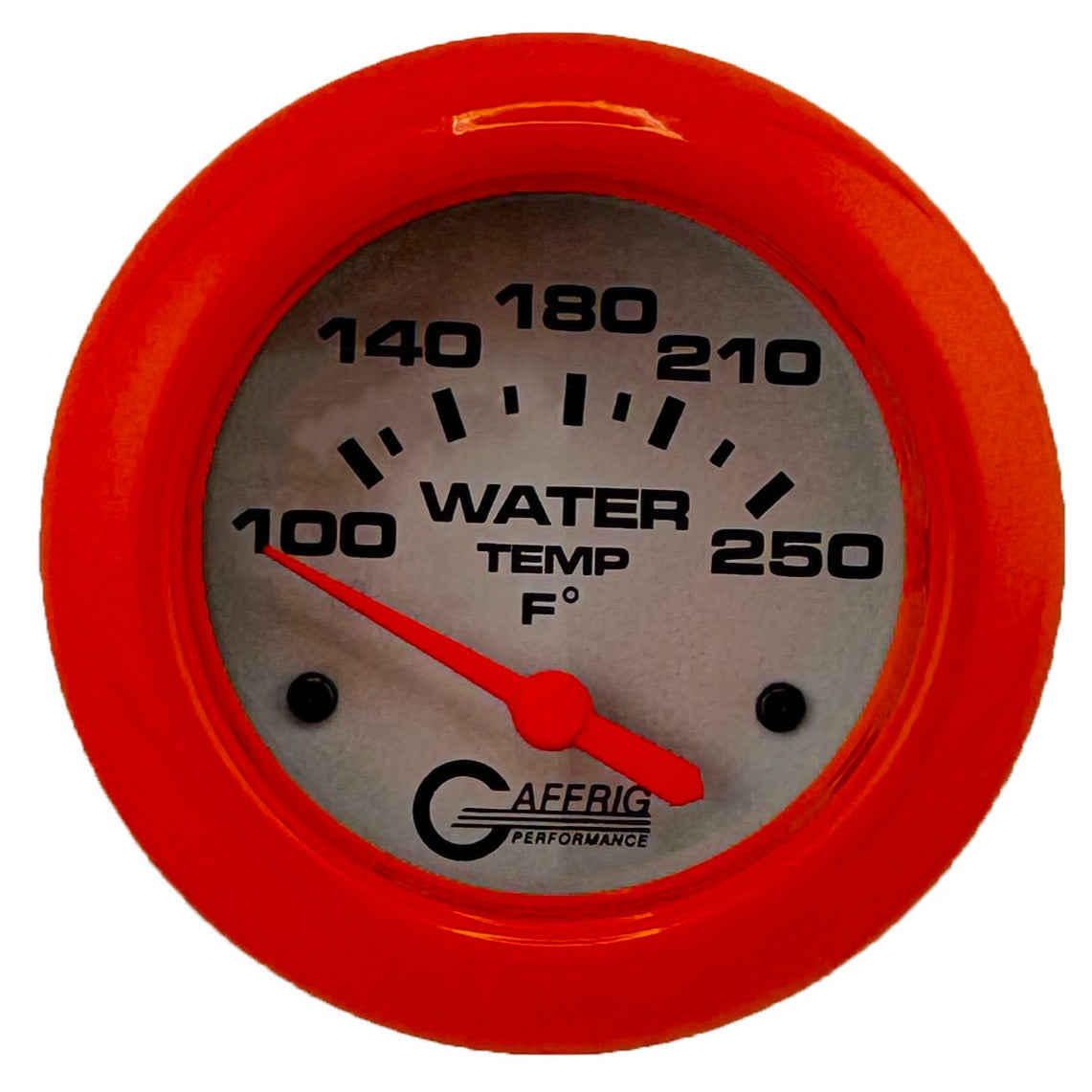 GAFFRIG PART #11006 2 5/8 INCH ELECTRIC WATER TEMP 100-250 F - W/SENDER & BUSHING KIT PLATINUM