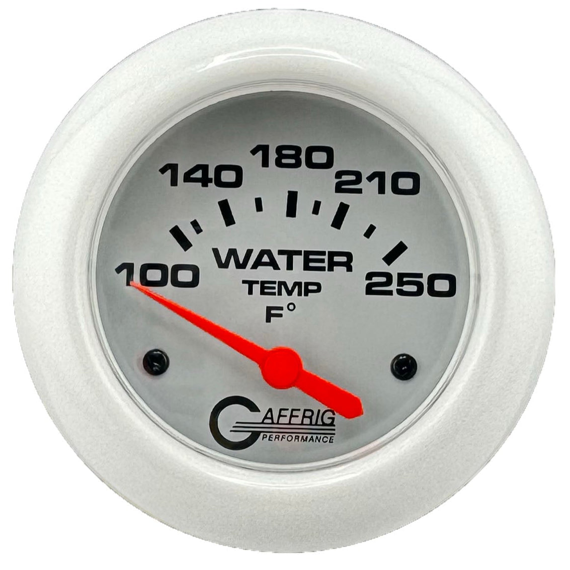 GAFFRIG PART #11006 2 5/8 INCH ELECTRIC WATER TEMP 100-250 F - W/SENDER & BUSHING KIT PLATINUM