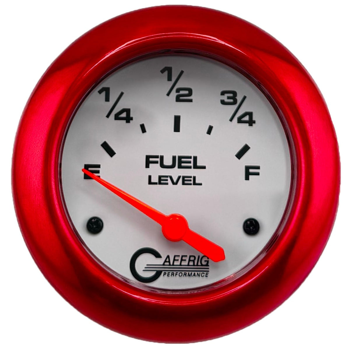 GAFFRIG PART #13000 2 5/8 INCH ELECTRIC FUEL LEVEL GAUGE 240-33 OHMS WHITE