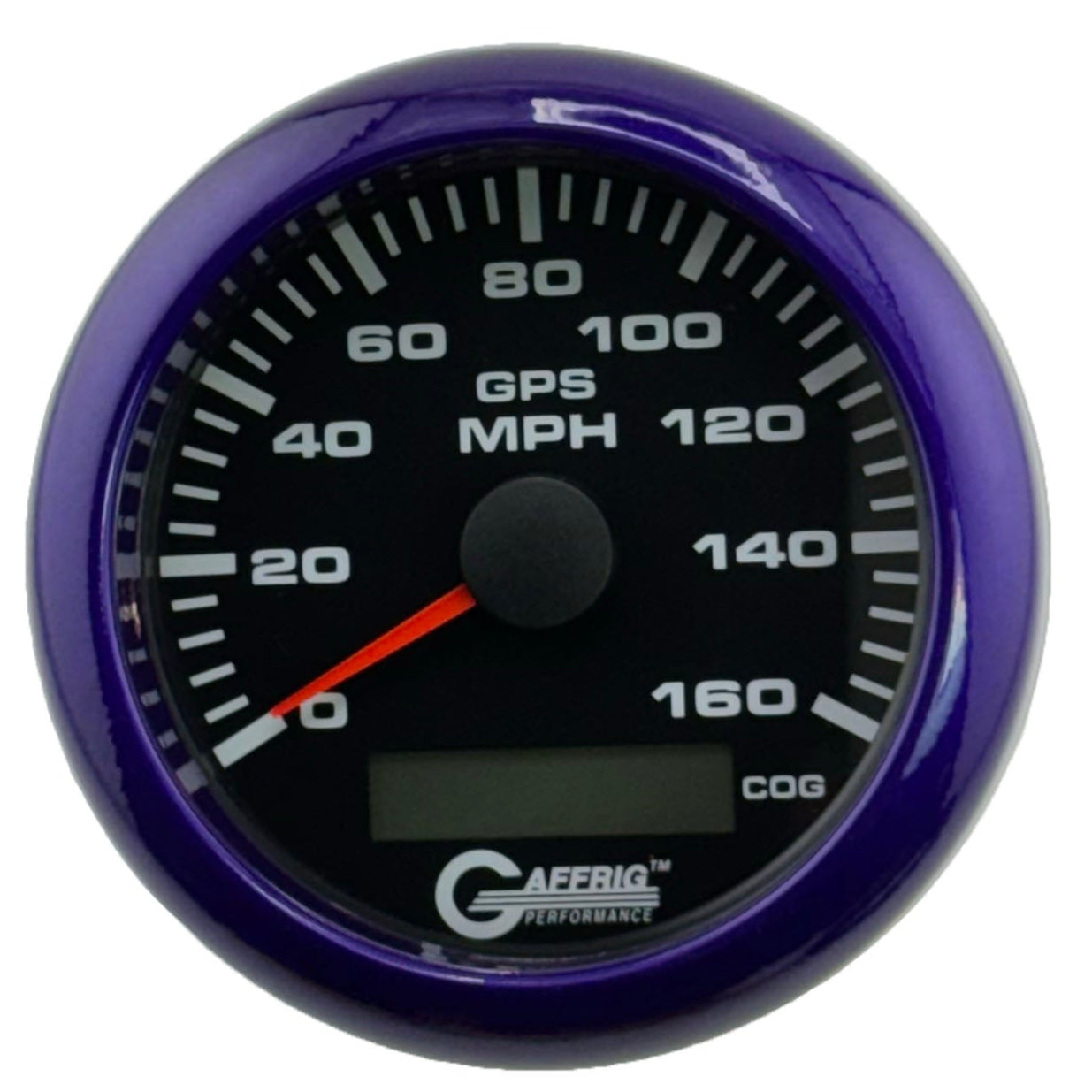 GAFFRIG PART #184027 3 3/8 INCH GPS ANALOG 160 MPH SPEEDOMETER GAUGE KIT BLACK
