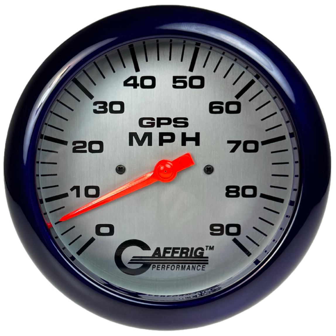 GAFFRIG PART #194548 4 5/8 INCH GPS ANALOG 90 MPH SPEEDOMETER GAUGE KIT PLATINUM PURPLE