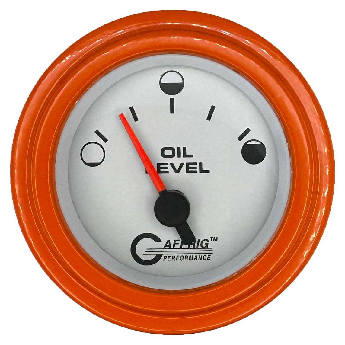 #5856 2 INCH ELECTRIC OIL LEVEL PLATINUM Orange / Step