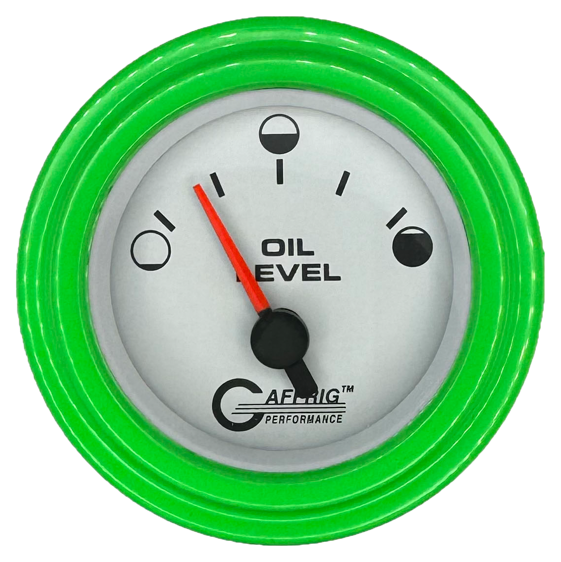 #5856 2 INCH ELECTRIC OIL LEVEL PLATINUM Lime Green / Step