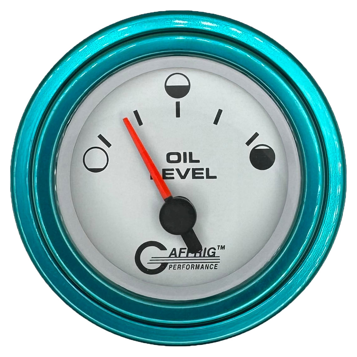 #5856 2 INCH ELECTRIC OIL LEVEL PLATINUM Teal / Step