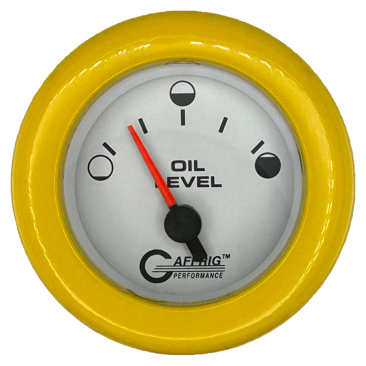 #5856 2 INCH ELECTRIC OIL LEVEL PLATINUM Yellow / Step