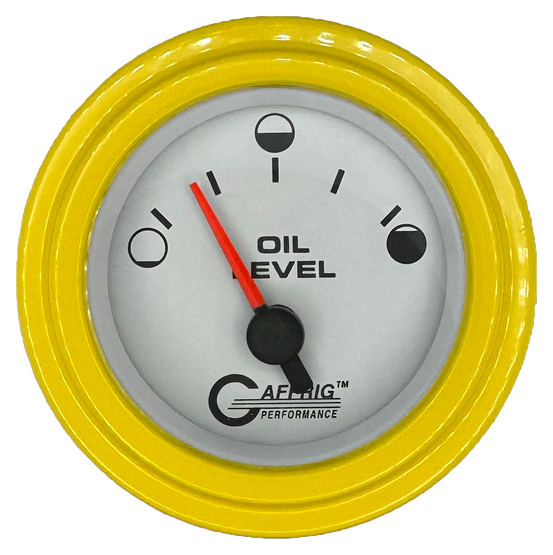 #5856 2 INCH ELECTRIC OIL LEVEL PLATINUM Yellow / Step