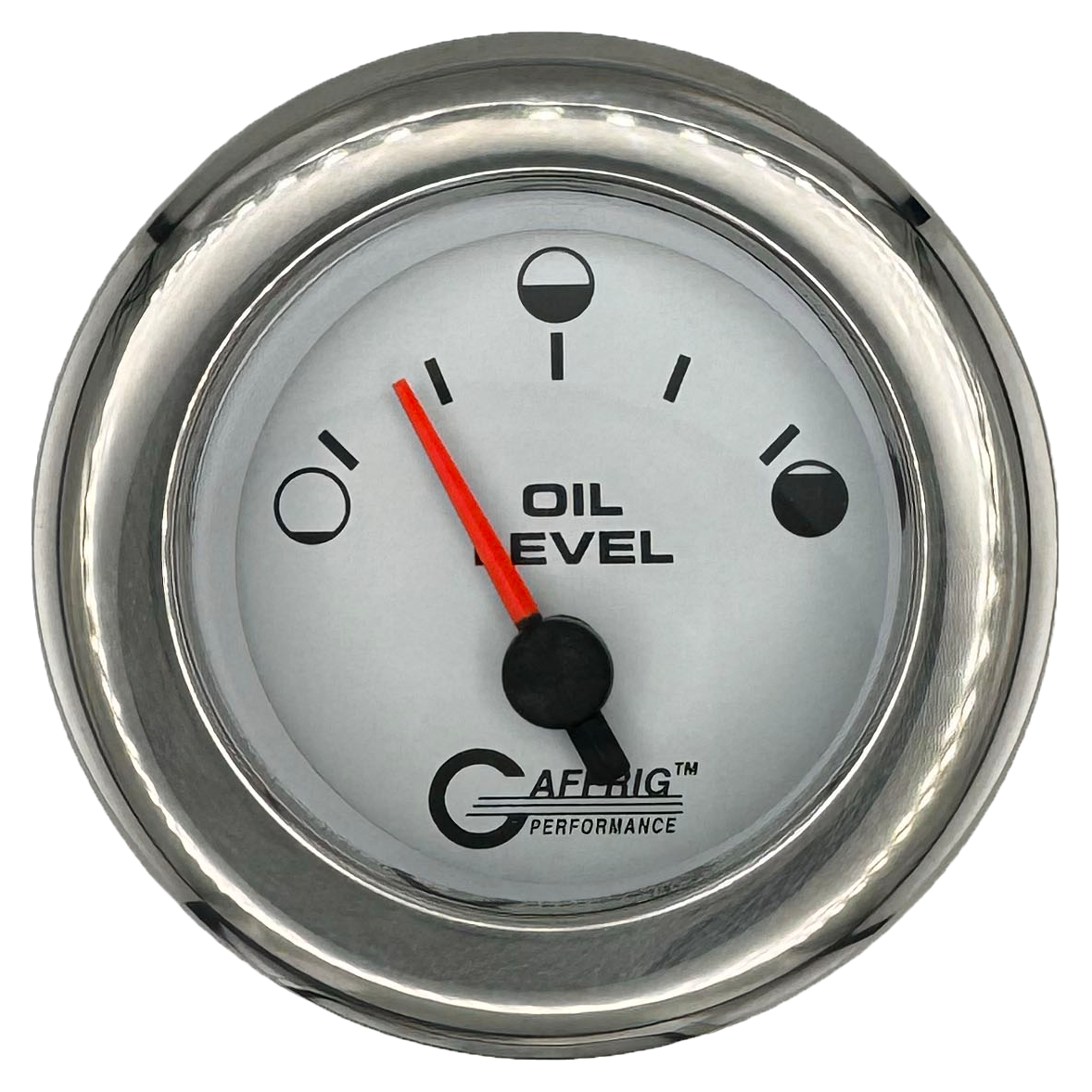 #5856 2 INCH ELECTRIC OIL LEVEL PLATINUM Chrome / Step