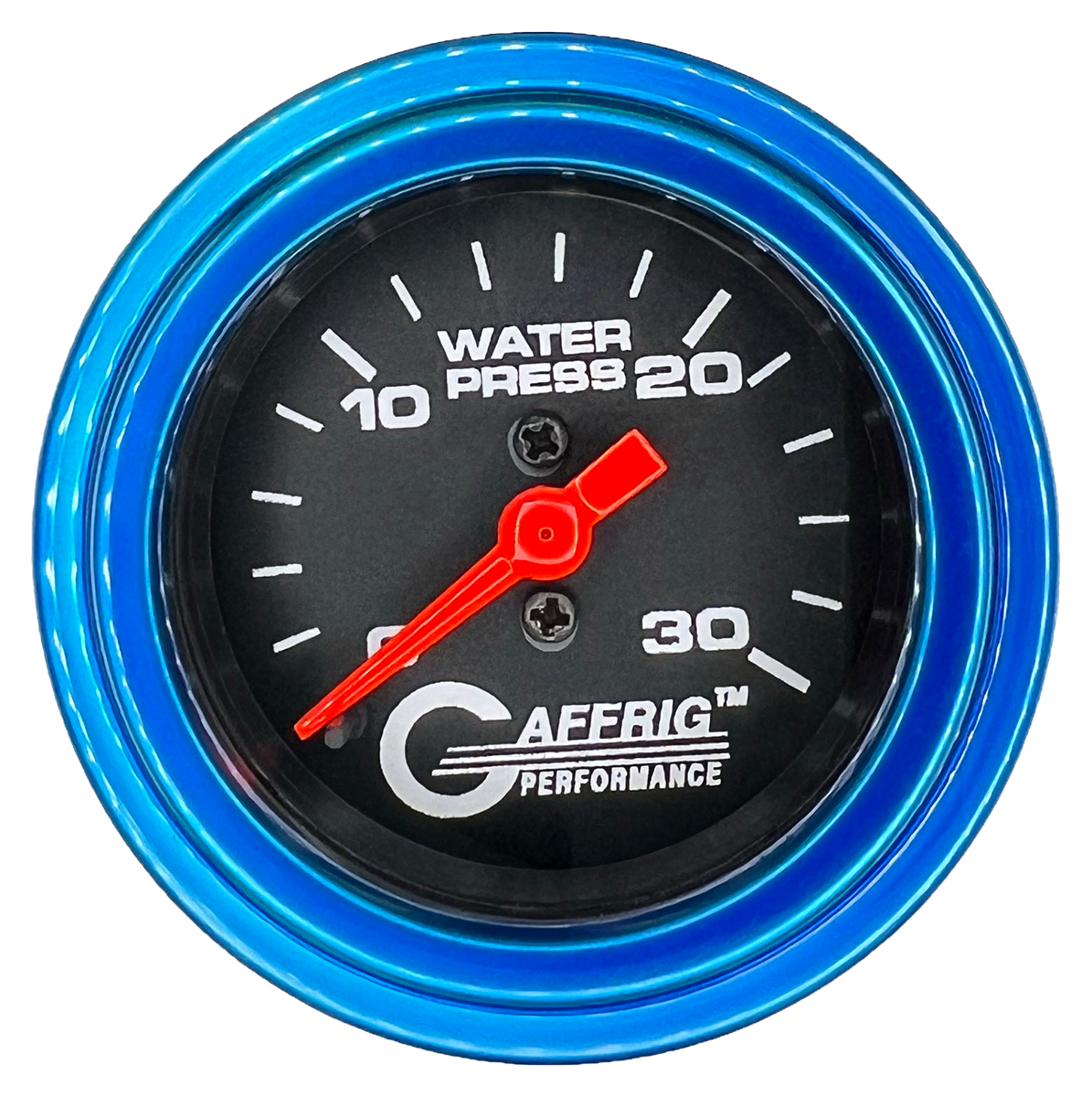 #196022 2 INCH MECHANICAL WATER PRESS. 0-30 PSI BLACK Blue / Step