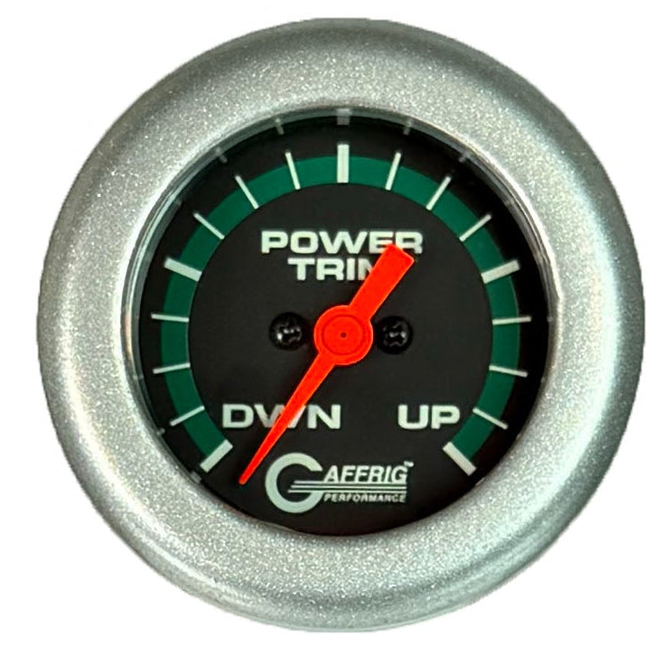 GAFFRIG PART #5052 2 INCH ELECTRIC TRIM METER MERCURY MARINE BOAT GAUGE - 270 DEGREE SWEEP BLACK