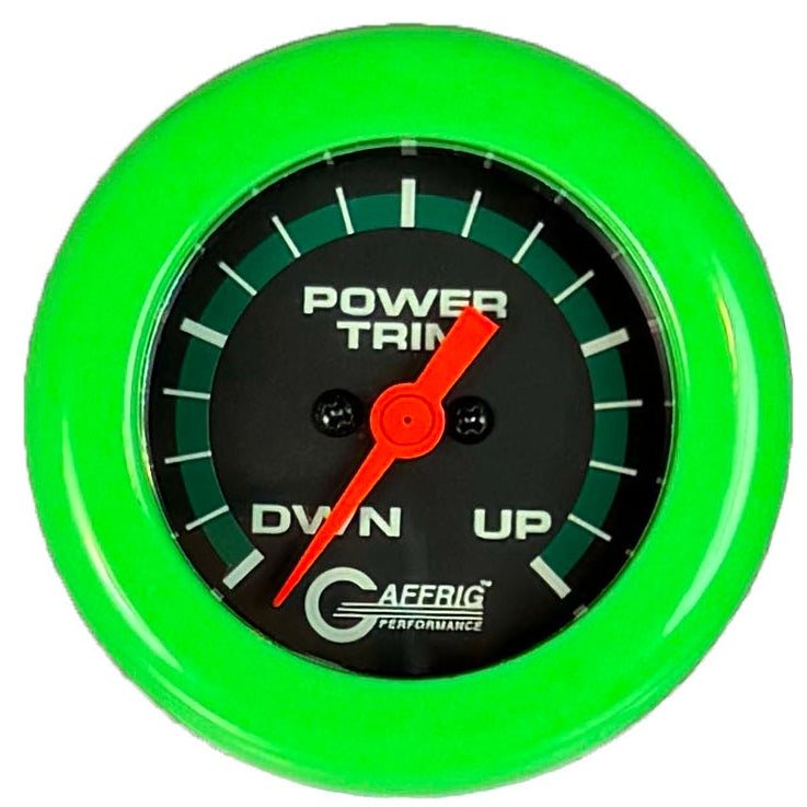 GAFFRIG PART #5052 2 INCH ELECTRIC TRIM METER MERCURY MARINE BOAT GAUGE - 270 DEGREE SWEEP BLACK
