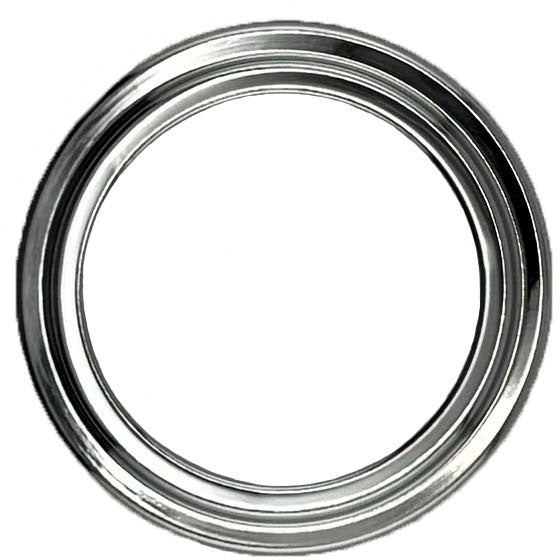 GAFFRIG PART #002 GAUGE RIM STEP 2 1/16 INCH CHROME