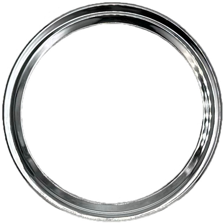 GAFFRIG PART #003 GAUGE RIM STEP 3 INCH DIAMETER CHROME