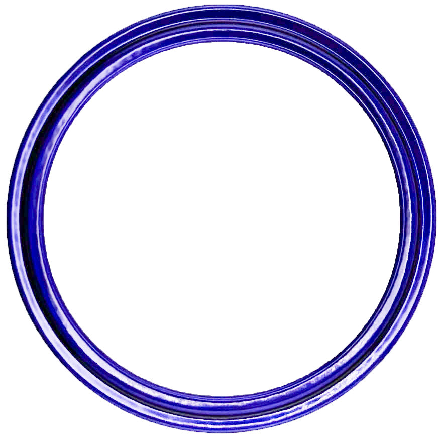 GAFFRIG PART #008 GAUGE RIM STEP 3 3/8 INCH PURPLE