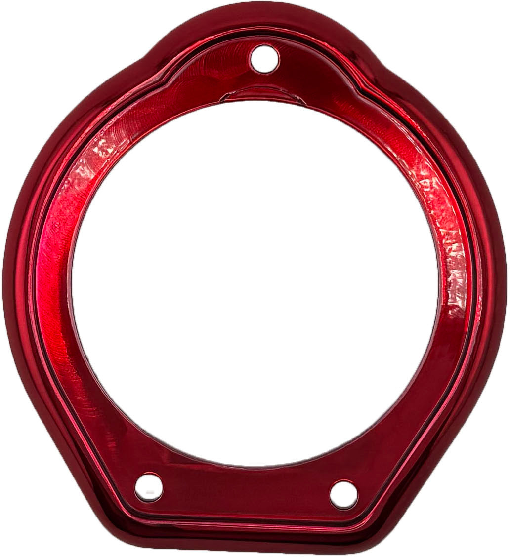 GAFFRIG PART #060 POP UP BOW LIGHT BEZEL - ROUND RED
