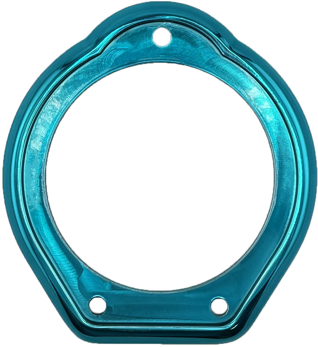 GAFFRIG PART #060 POP UP BOW LIGHT BEZEL - ROUND TEAL