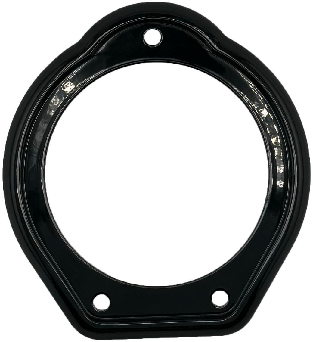 GAFFRIG PART #060 POP UP BOW LIGHT BEZEL - ROUND BLACK