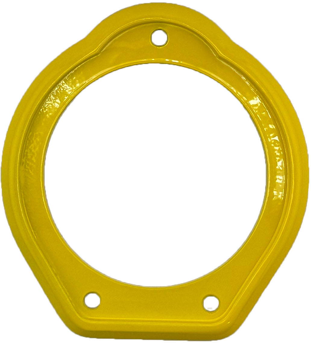 GAFFRIG PART #060 POP UP BOW LIGHT BEZEL - ROUND YELLOW