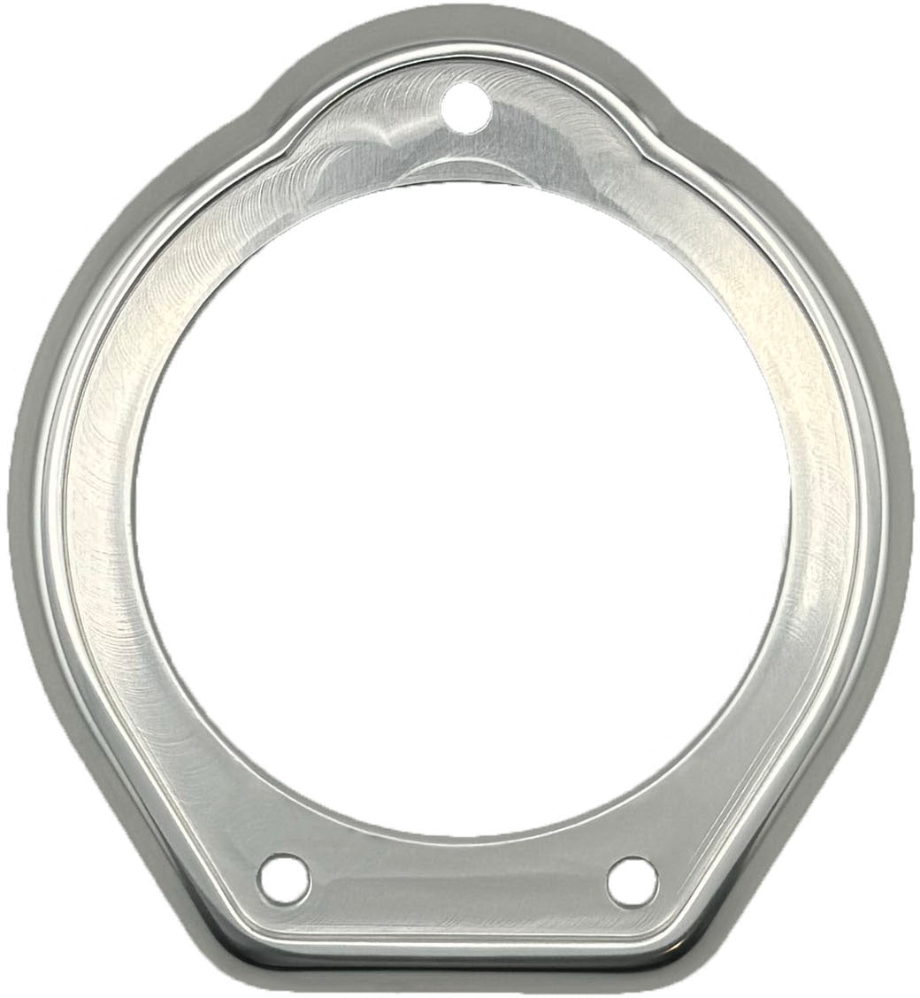 GAFFRIG PART #060 POP UP BOW LIGHT BEZEL - ROUND CHROME