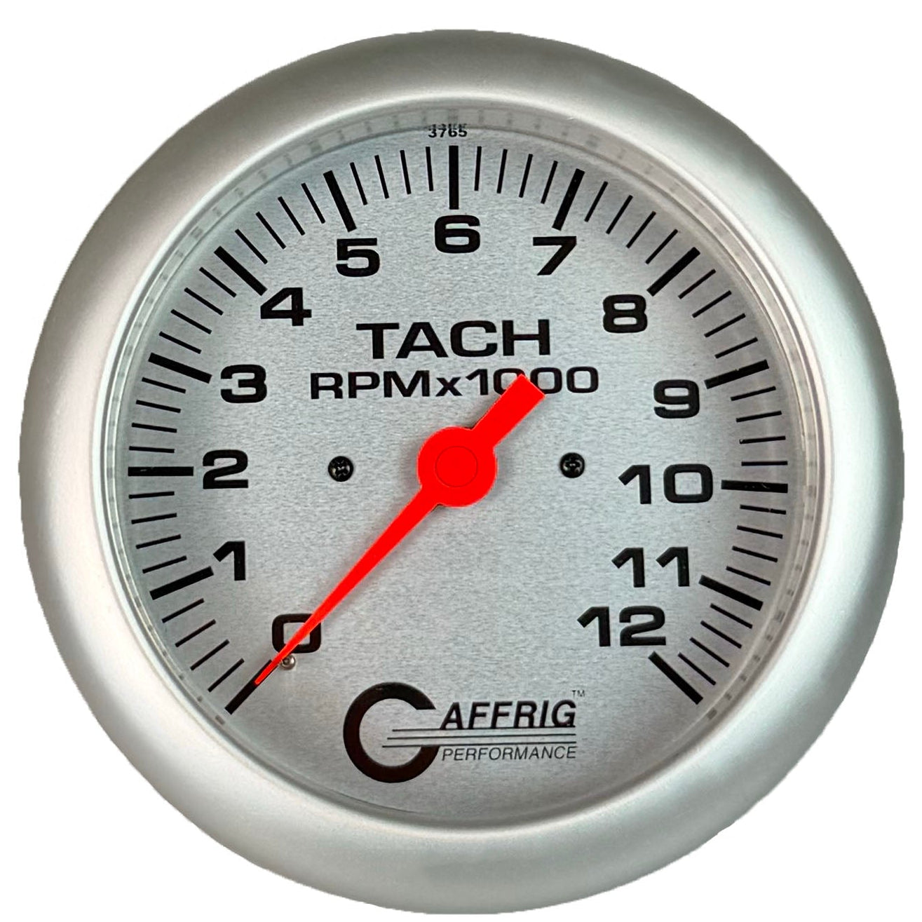 GAFFRIG PART #10021 4 5/8 INCH ELECTRIC TACHOMETER MARINE BOAT GAUGE 0-12000 RPM PLATINUM