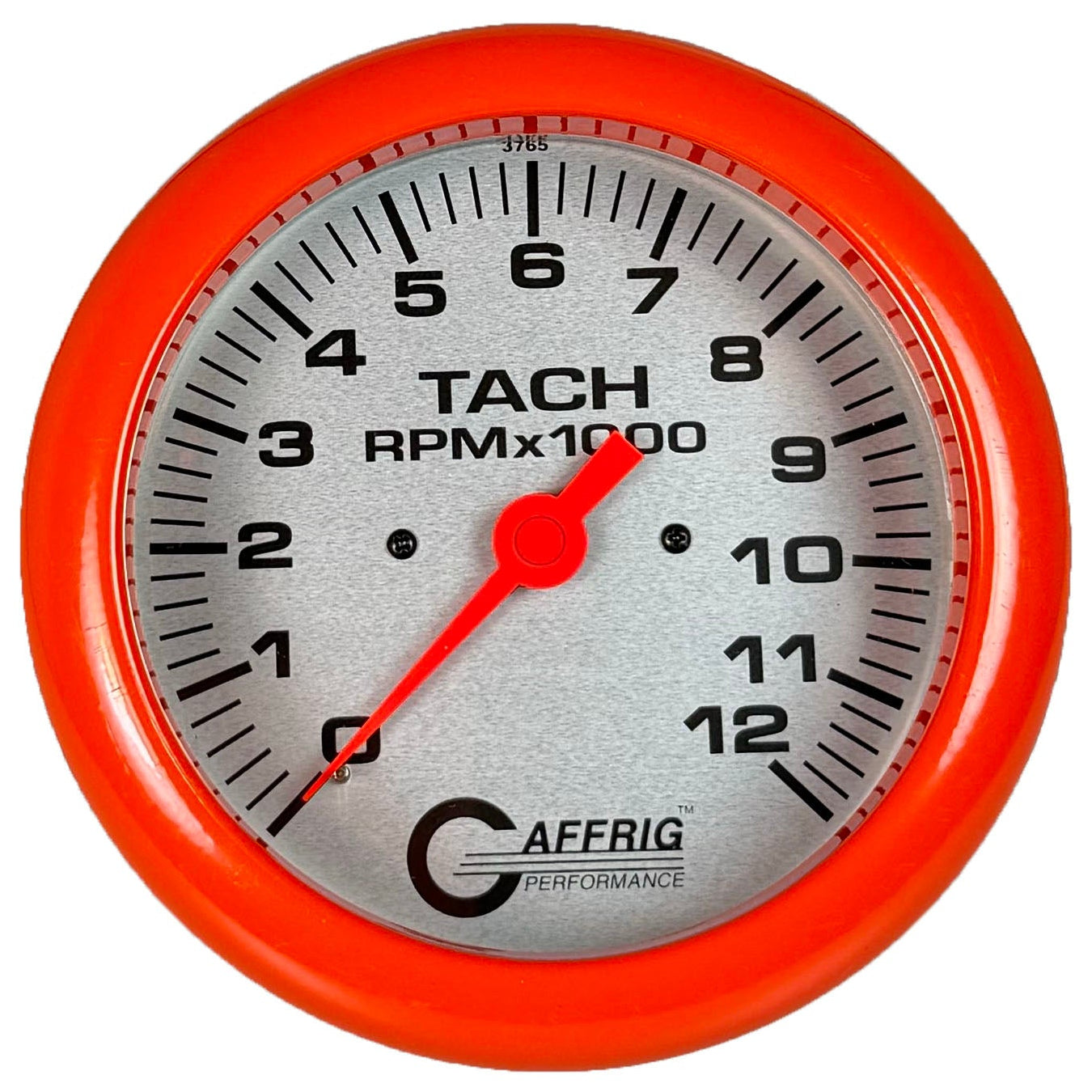 GAFFRIG PART #10021 4 5/8 INCH ELECTRIC TACHOMETER MARINE BOAT GAUGE 0-12000 RPM PLATINUM