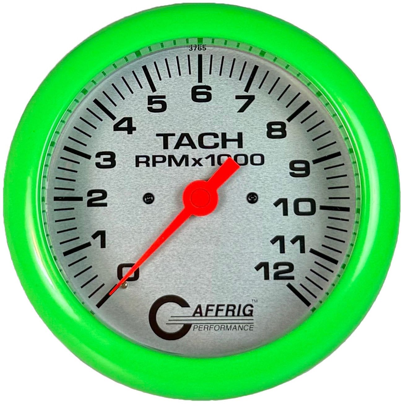 GAFFRIG PART #10021 4 5/8 INCH ELECTRIC TACHOMETER MARINE BOAT GAUGE 0-12000 RPM PLATINUM
