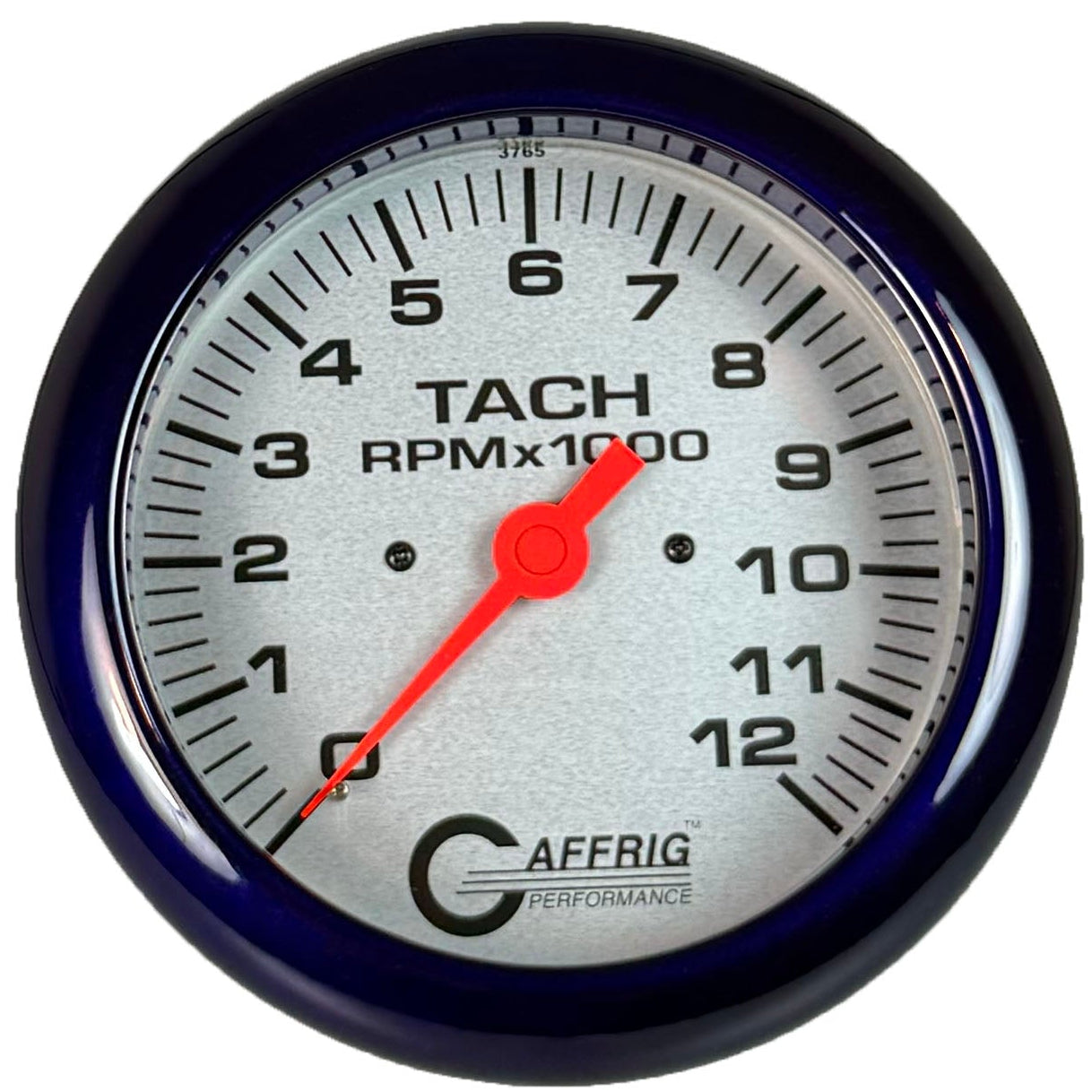 GAFFRIG PART #10021 4 5/8 INCH ELECTRIC TACHOMETER MARINE BOAT GAUGE 0-12000 RPM PLATINUM