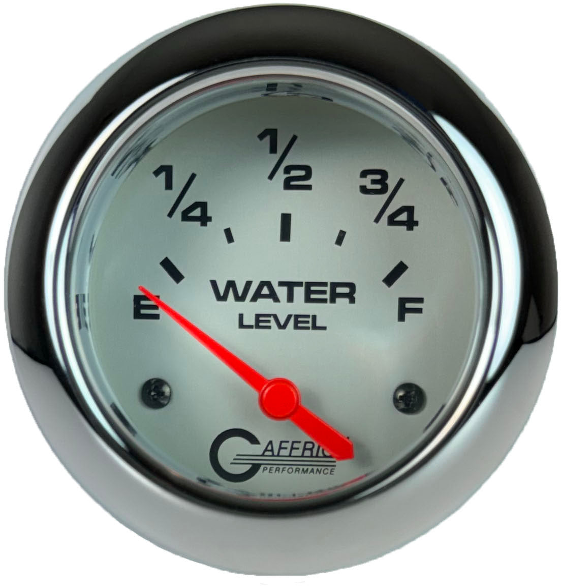 GAFFRIG PART #11009 2 5/8 INCH ELECTRIC WATER LEVEL GAUGE 240-33 OHMS PLATINUM CHROME