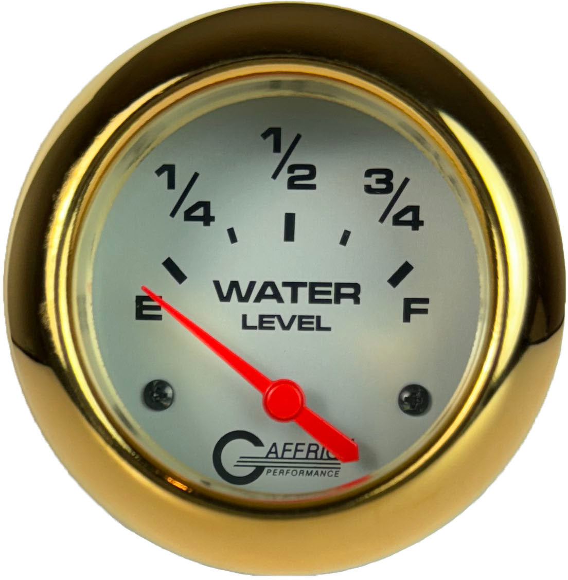 GAFFRIG PART #11009 2 5/8 INCH ELECTRIC WATER LEVEL GAUGE 240-33 OHMS PLATINUM GOLD