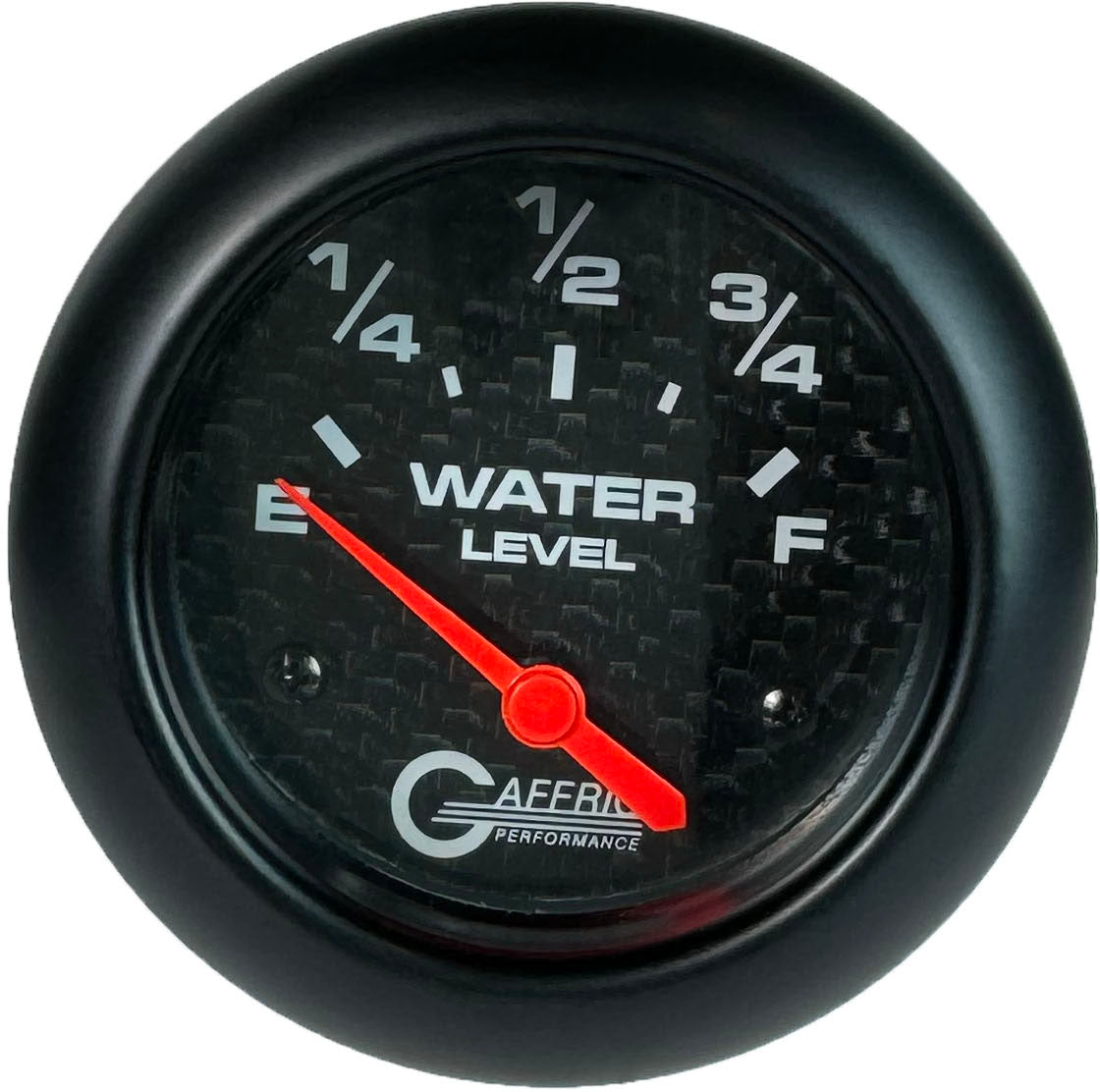 GAFFRIG PART #12009 2 5/8 INCH ELECTRIC WATER LEVEL GAUGE 240-33 OHMS CARBON FIBER BLACK