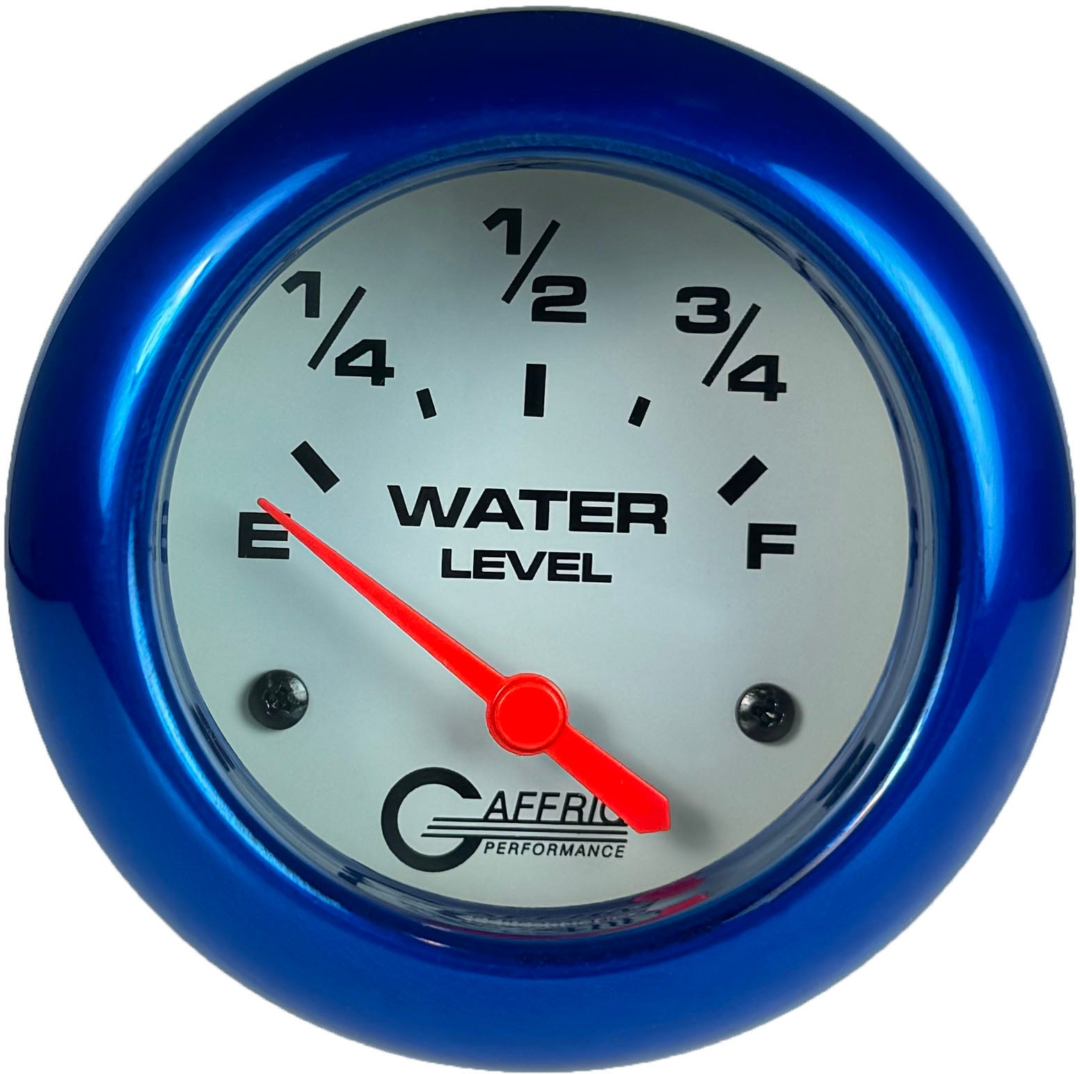 GAFFRIG PART #13009 2 5/8 INCH ELECTRIC WATER LEVEL GAUGE 240-33 OHMS WHITE BLUE