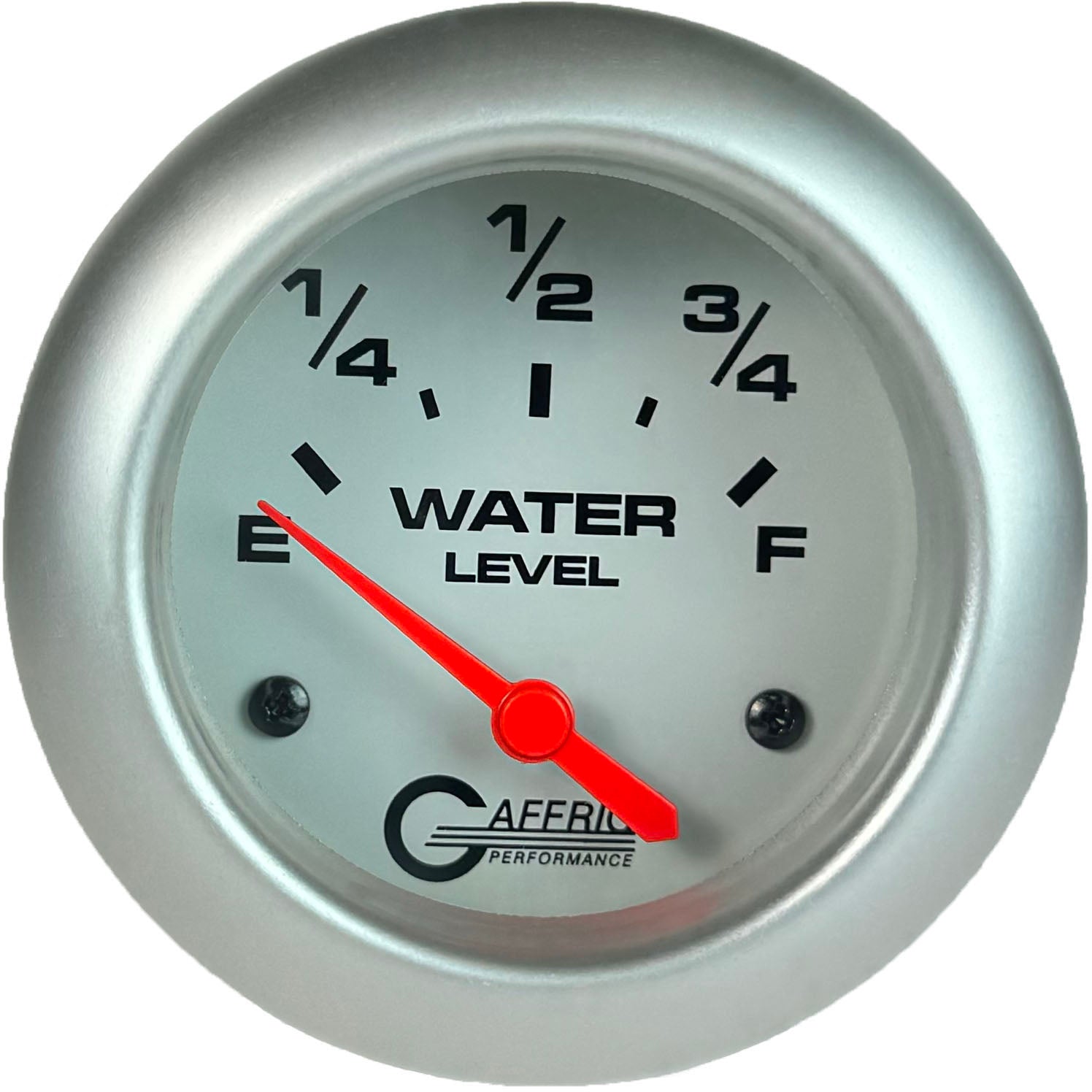GAFFRIG PART #13009 2 5/8 INCH ELECTRIC WATER LEVEL GAUGE 240-33 OHMS WHITE PLATINUM