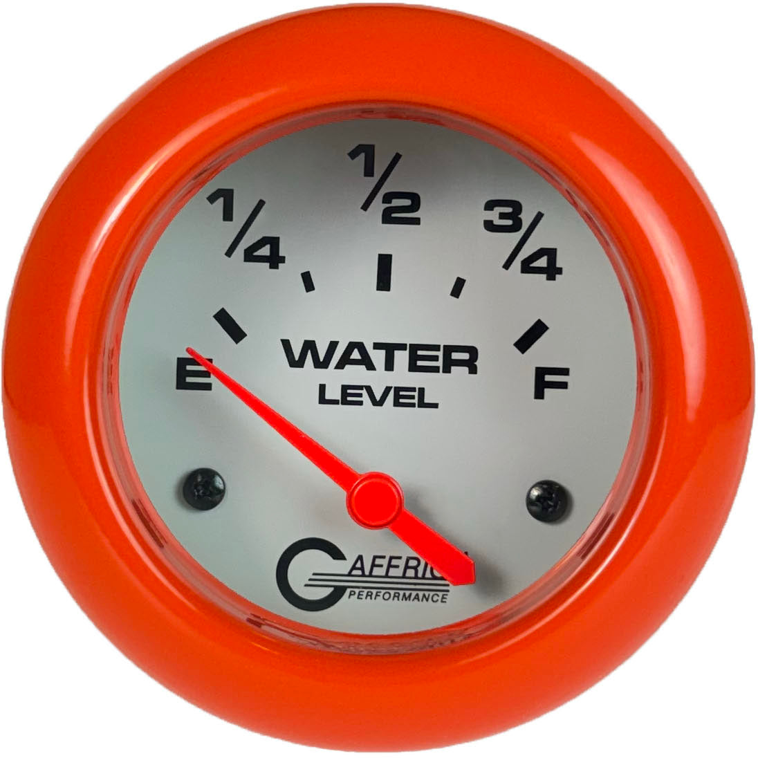 GAFFRIG PART #13009 2 5/8 INCH ELECTRIC WATER LEVEL GAUGE 240-33 OHMS WHITE ORANGE