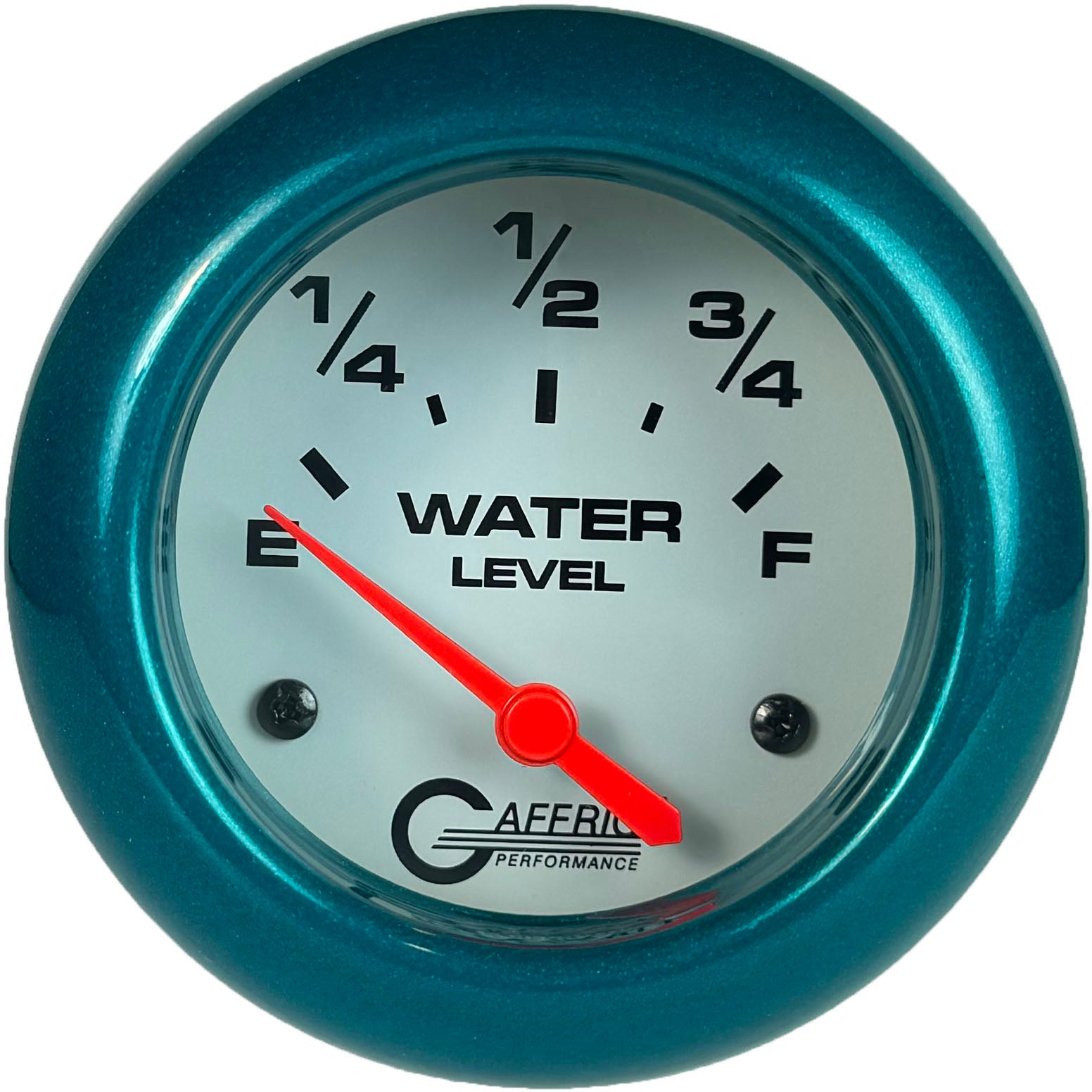 GAFFRIG PART #13009 2 5/8 INCH ELECTRIC WATER LEVEL GAUGE 240-33 OHMS WHITE TEAL